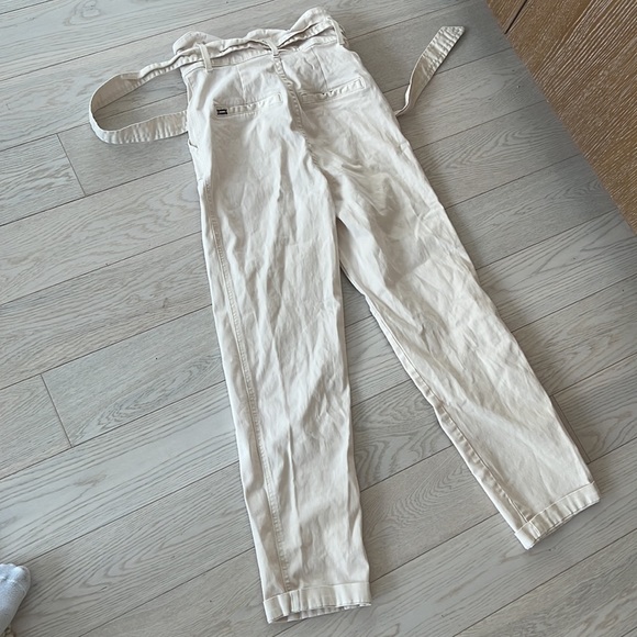 ALICE AND OLIVIA CARGO PANTS WAIST TIE 0 Belted - Picture 5 of 7